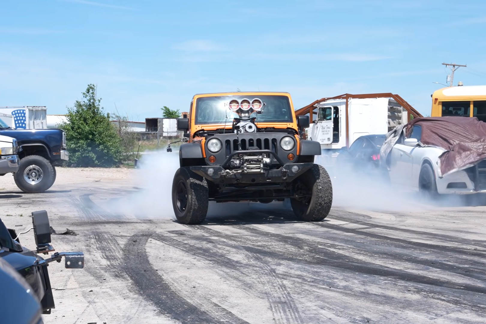 Bu Vəhşi Jeep 1.500 At Gücü Verən Supercharger'li LS V8 Mühərriklə Təchiz Olunub