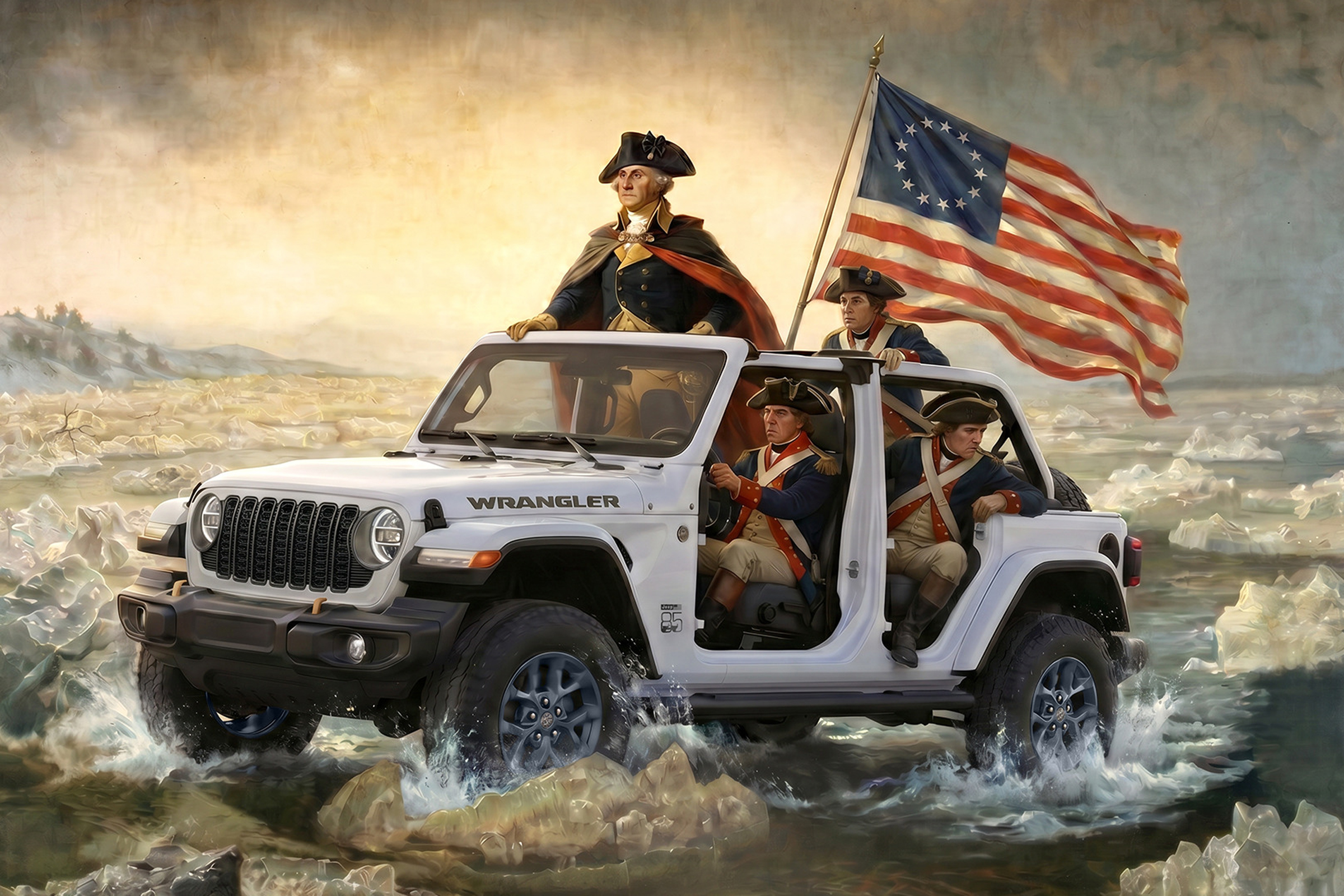 Jeep Vəd Edir: Əgər ABŞ Dünya Kubokunu Qazansa, George Washington Adlı Hər Kəsə Pulsuz Wrangler Veriləcək
